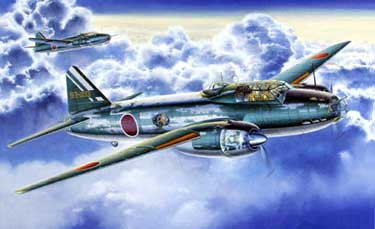 Japanese G4M1 Medium Bomber (Betty) WW2 